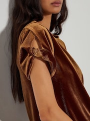 Monsoon Natural Viv Velvet T-Shirt - Image 3 of 4
