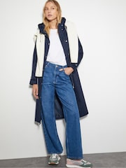Monsoon Blue Rory Rain Coat - Image 2 of 4
