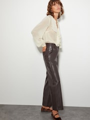 Monsoon Natural Saskia Stud Ruffle Blouse - Image 7 of 8