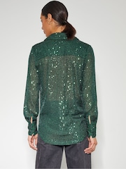 Прозрачные рубашки пайетки Monsoon Shonda - Image 4 of 5