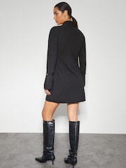 Monsoon Black Sia Knit Blazer Dress - Image 4 of 5