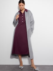 Monsoon Red Jersey Shirt Dress - Image 5 of 6