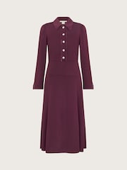 Monsoon Red Jersey Shirt Dress - Image 6 of 6
