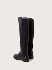 Monsoon Black Una Leather Knee High Boots - Image 3 of 3