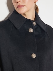 Monsoon Black Cecily Military Cape Coat - Image 4 of 5