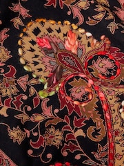 Monsoon Red Jade Large Paisley Scarf - Image 1 of 2