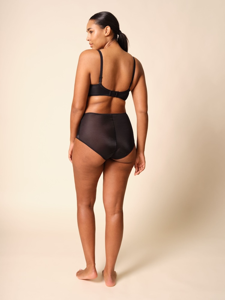 Gossard Glossies Deep Black Briefs - Image 8 of 8