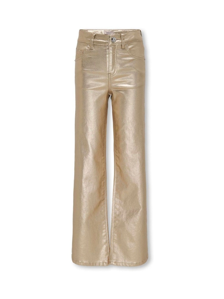 ONLY KIDS Metallic Straight Leg Jeans - Imaginea 2 din 4