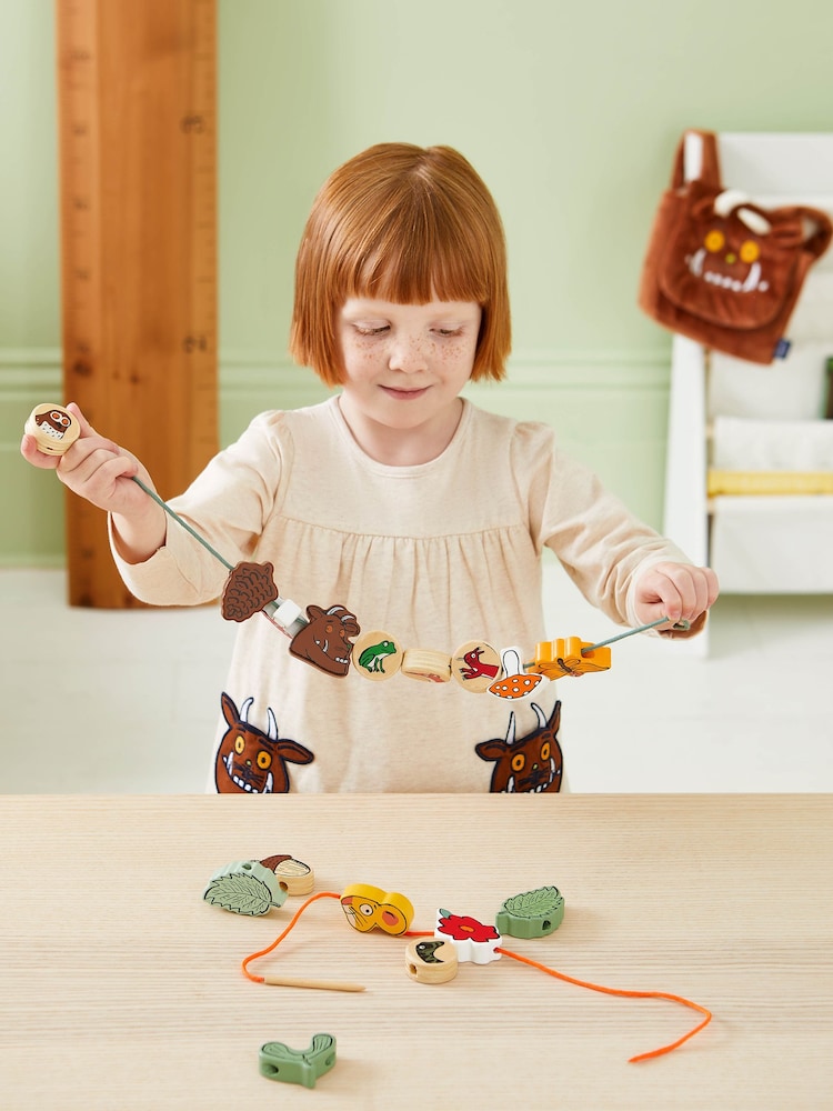 JoJo Maman Bébé Natural The Gruffalo Threading Beads - Image 4 of 4