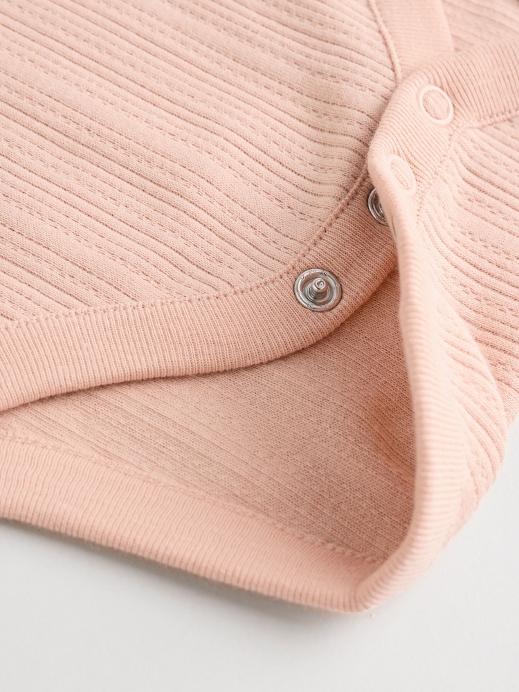 Pink mit Pointelle-Muster - Baby-Trägerbodys aus 100 % Baumwolle im 5er-Pack - Bild 13 von 13 Pink mit Pointelle-Muster - Baby-Trägerbodys aus 100 % Baumwolle im 5er-Pack - Bild 13 von 13