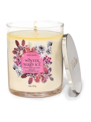 Bath & Body Works Winterberry Ice Single Wick Candle 8 oz / 227 g - Image 1 of 1