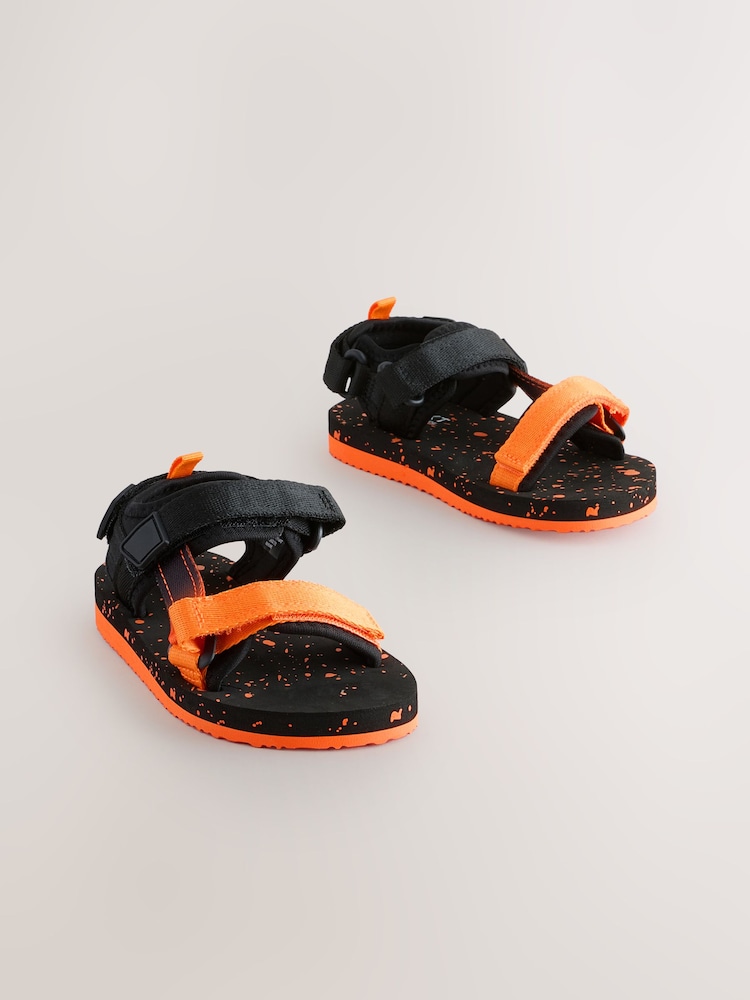 Orange Wide Fit (G) Trekker Sandals - Image 1 of 5