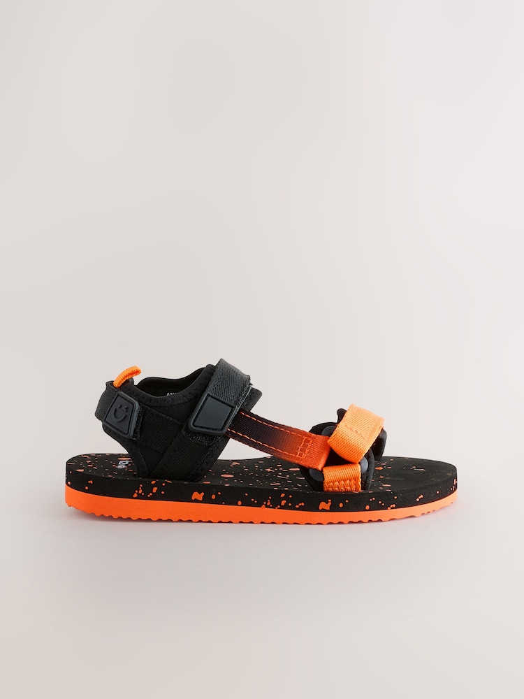 Orange Wide Fit (G) Trekker Sandals - Image 2 of 5