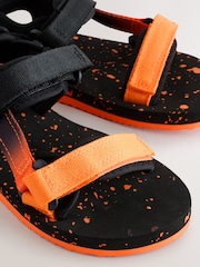 Orange Wide Fit (G) Trekker Sandals - Image 4 of 5