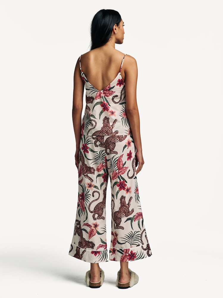 Desmond & Dempsey Cami & Wide Leg Pyjamas Set - صورة 2 من 5