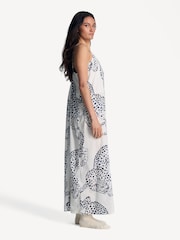 Desmond & Dempsey Jag Cream Square Neck Nightie - Image 3 of 5