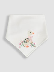 JoJo Maman Bébé Pink 3-Pack Dribble Bibs - Image 2 of 8