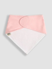 JoJo Maman Bébé Pink 3-Pack Dribble Bibs - Image 7 of 8