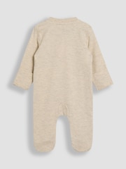 Jojo Maman Bébé Natural 100% Cotton Sleepsuit - Image 5 of 6