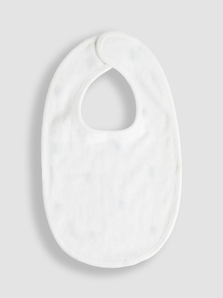 JoJo Maman Bébé Blue Organic Cotton Boat Bib - Image 2 of 3