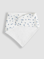 JoJo Maman Bébé Blue 3-Pack Dribble Bibs - Image 7 of 8