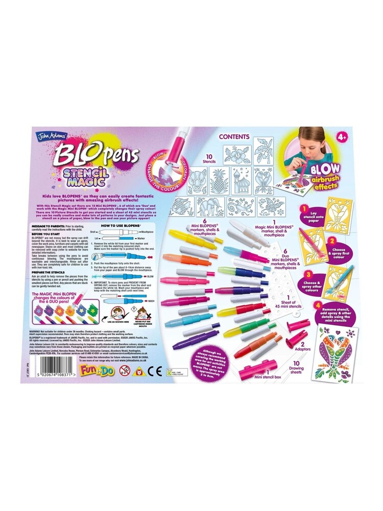 John Adams BLOPENS® Stencil Magic - Image 2 of 4