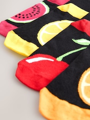 Fruit Footbed Ankle Socks 4 Pack - Image 6 of 7