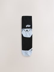 Dog Faces Heel and Toe Detail Ankle Socks 4 Pack - Image 2 of 7