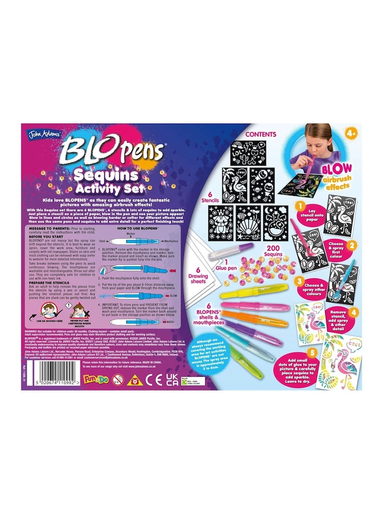 John Adams BLOPENS® Sequins Activity Set - Image 2 of 4