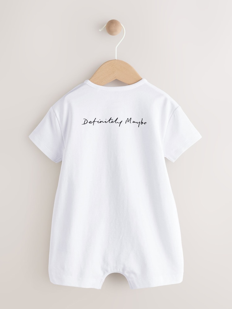 White Oasis Baby Romper (0mths-3yrs) - Image 2 of 7 White Oasis Baby Romper (0mths-3yrs) - Image 2 of 7