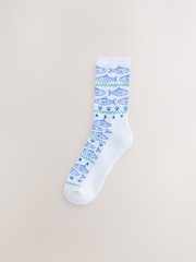 Sardines Cushion Sole Ribbed Sport Ankle Socks 3 Pack With Arch Support - Image 4 of 6