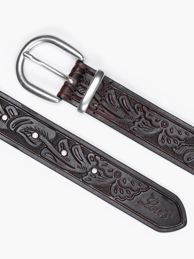 Levi's® Brown Phoebe Western Belt - Image 2 of 3