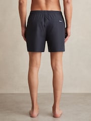 Reiss Navy Cliff Drawstring Swim Shorts - Image 5 of 6