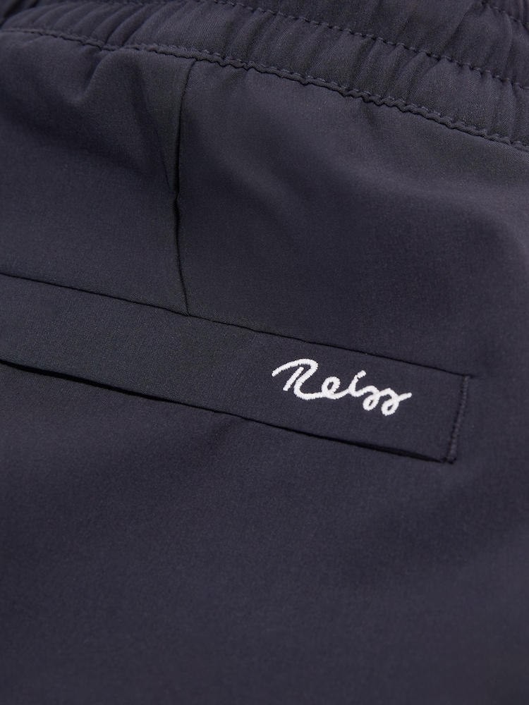Reiss Navy Cliff Drawstring Swim Shorts - Image 5 of 5
