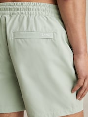 Reiss Mint Green Cliff Drawstring Swim Shorts - Image 5 of 7