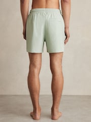 Reiss Mint Green Cliff Drawstring Swim Shorts - Image 6 of 7
