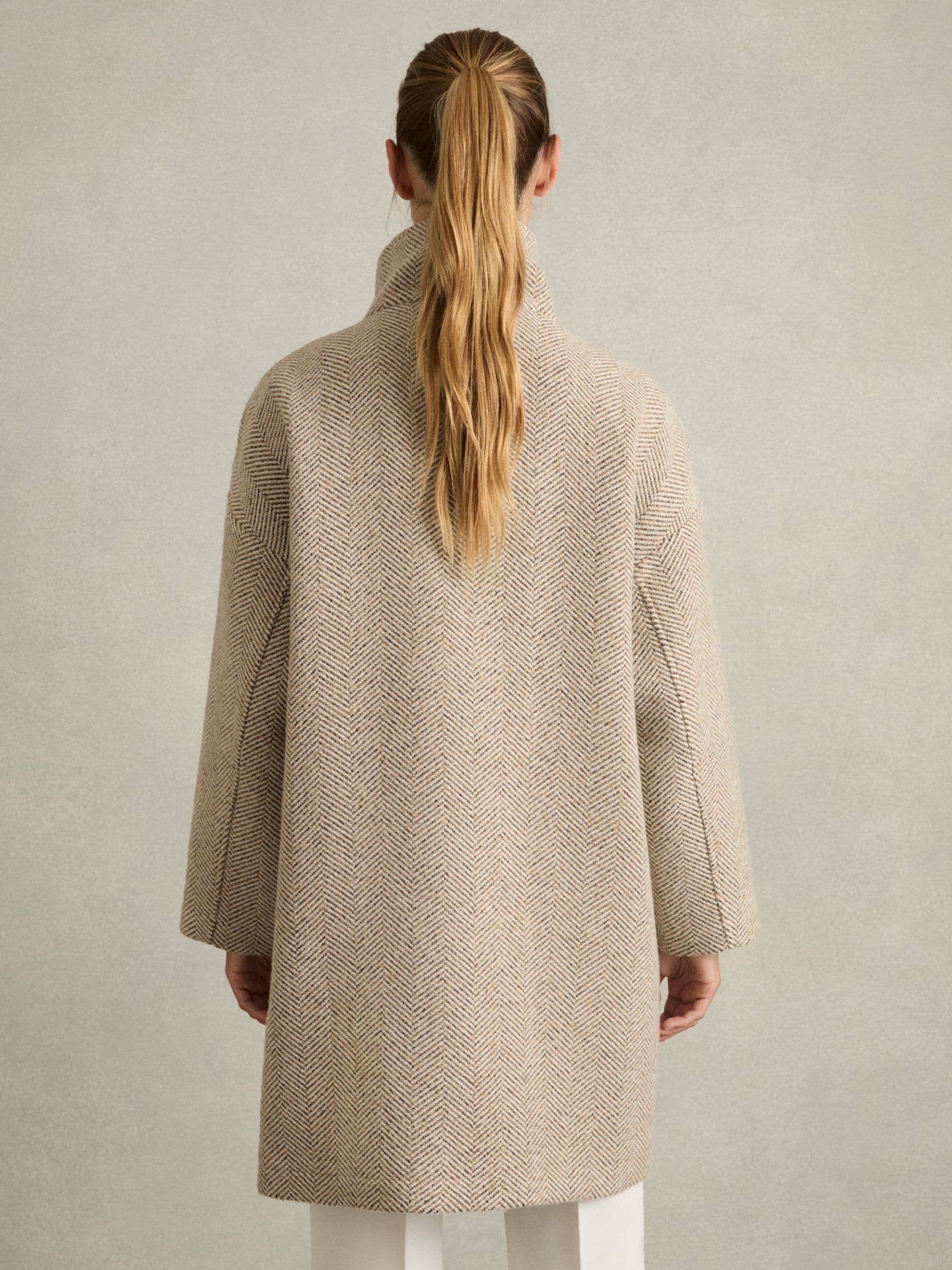 Reiss herringbone coat best sale