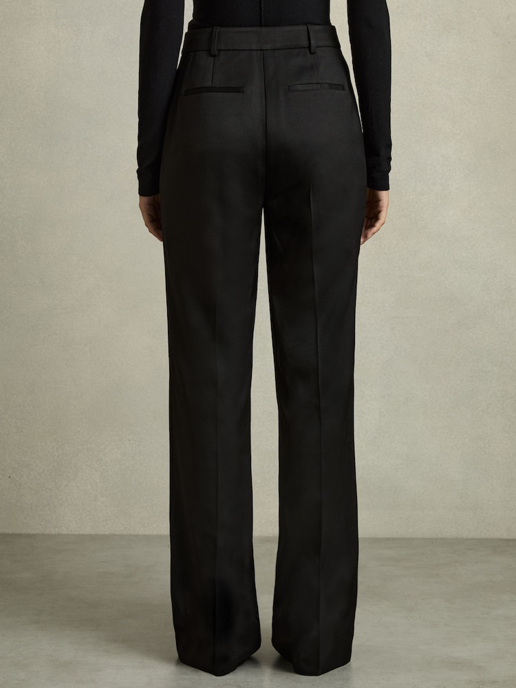 Zwart - Reiss Millie Wide-Leg Tailored Trousers - Image 6 of 8