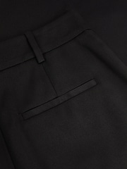 Reiss Black Millie Petite Wide-Leg Tailored Trousers - Image 7 of 8