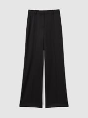 Reiss Black Millie Wide-Leg Tailored Trousers - Image 2 of 7