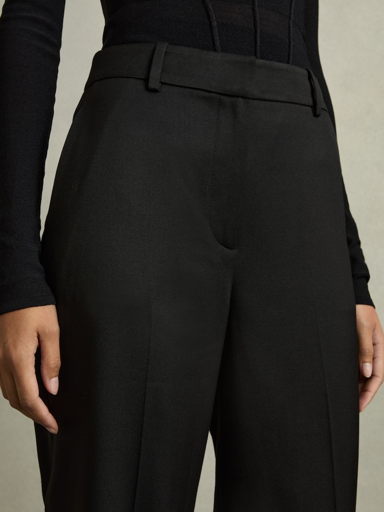 Noir - Reiss Millie Ample habillé Pantalons - Image 5 of 7