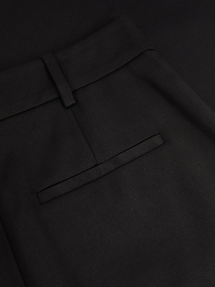 Reiss Black Millie Wide-Leg Tailored Trousers - Image 7 of 7