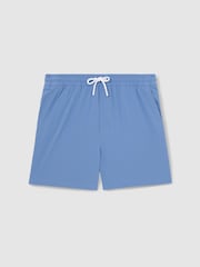 Reiss French Blue Cliff Drawstring Swim Shorts - Image 2 of 7