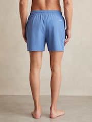 Reiss French Blue Cliff Drawstring Swim Shorts - Image 5 of 7