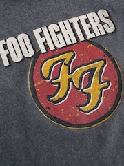 رمادي داكن - طبعة Foo Fighters - تيشِرت بكُم قصير مُزيَّن برسمة غرافيك باند (3 شهور-8 سنوات) - صورة 3 من 4