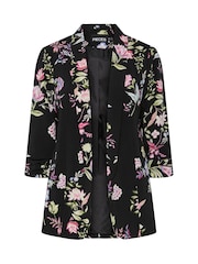 Pieces Çiçəkli Dantelli qollu Blazer - 5şəkildən 4 şəkil
