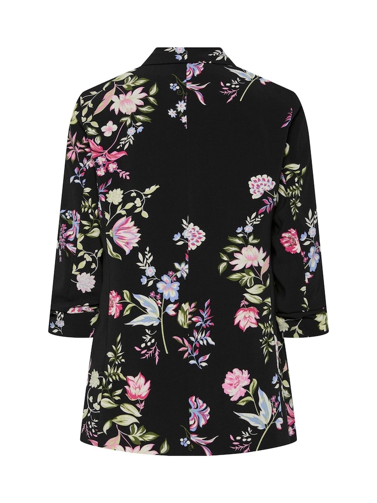 Pieces Çiçəkli Dantelli qollu Blazer - 5şəkildən 5 şəkil