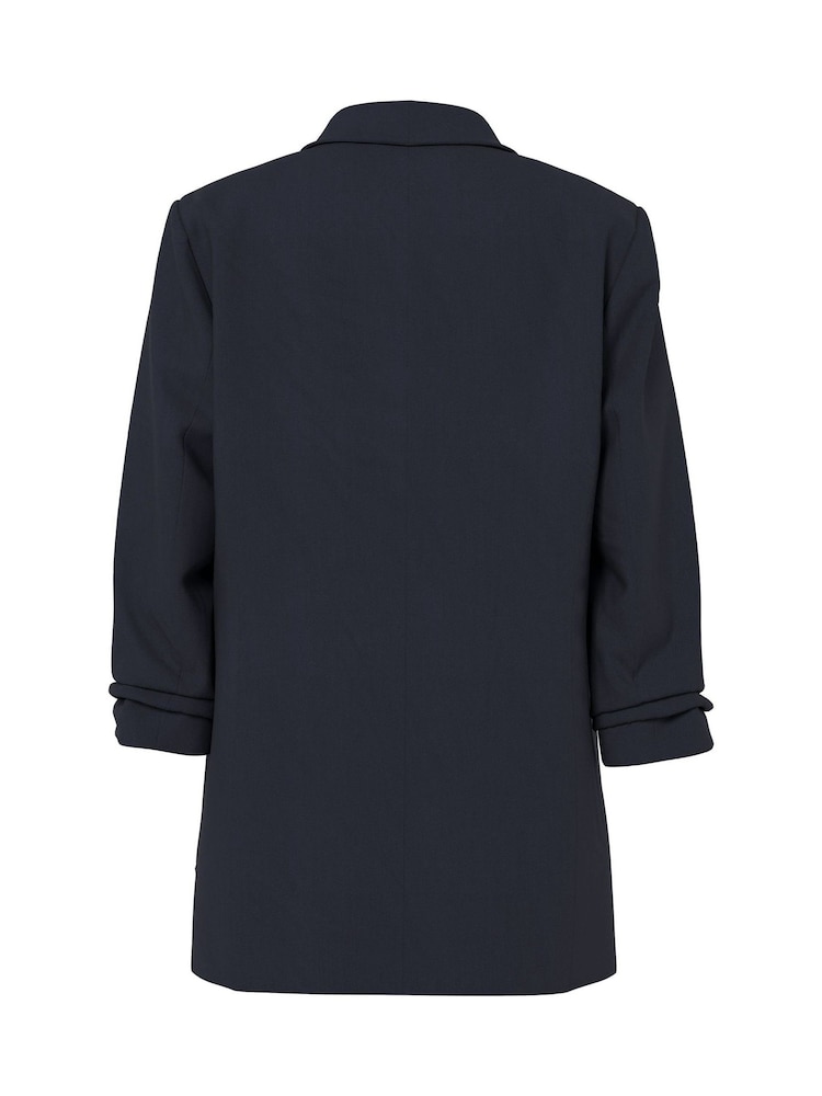 Blau - Pieces Blazer mit gerafften Ärmeln - Bild 6 von 6