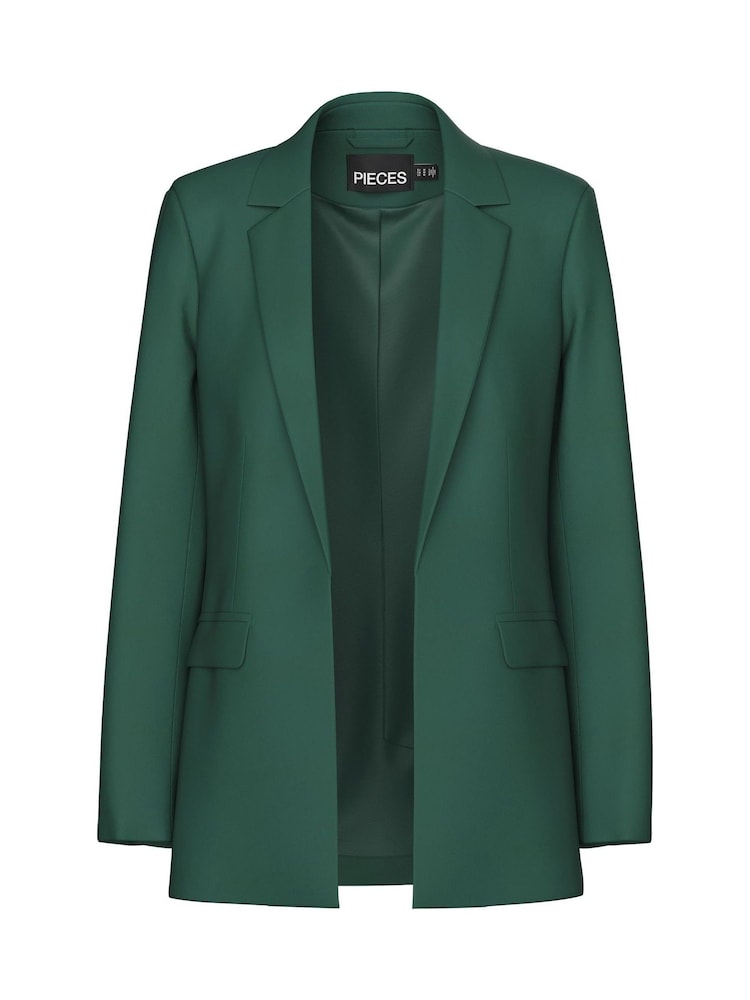 PIECES Green Relaxed Fit Blazer - Image 6 of 6