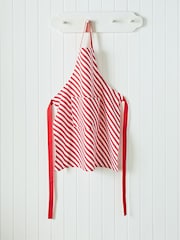 Catherine Lansfield Christmas Candy Cane 100% Cotton Kitchen Adult Apron - Imagem 1 de 3